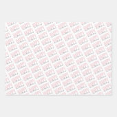 Happy Birthday Wrapping Paper Sheets Geschenkpapier Set (Vorderseite 3)
