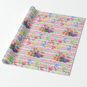 Happy Birthday Wrapping Paper Strip Geschenkpapier (Ungerollt)