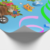 Happy Birthday Wrapping Paper Viktorianisch Geschenkpapier (Ecke)