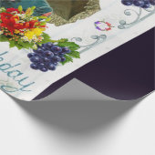 Happy Birthday Wrapping Paper Viktorianisch Geschenkpapier (Ecke)
