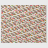 Happy Birthday Wrapping Paper Wünschen Sie einen H Geschenkpapier (Flach)