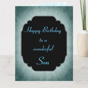 Happy Birthday wunderbare Son Gruß Karte
