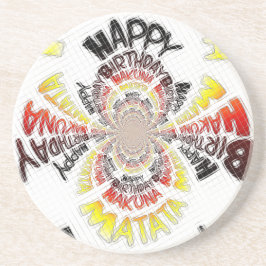 Happy Birthday wünschen Ihnen einen schönen Tag Untersetzer