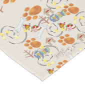 Happy Birthday Wünschen nach einem Hund-Tischläufe Kurzer Tischläufer (Ecke)