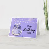 Happy Birthday wünscht Grußkarte Dankeskarte (Vorderseite)