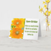 Happy Birthday Yellow Daisies Card Karte (Gelbe Blume)