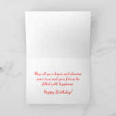 Happy Birthday Yellow Labrador Labrador Welpen-Hun Karte (Innenseite)