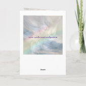 Happy Birthday Yoga Lady Design Card Karte (Rückseite)