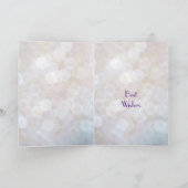 Happy Birthday Yoga Lady Design Card Karte (Innenseite)