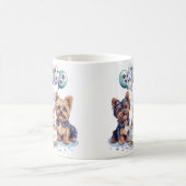 Happy Birthday Yorkie Dog Kaffeetasse (Mittel)