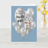"Happy Birthday You old ziat" Funny Novelty Karte (Gelbe Blume)