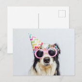 Happy Birthday You Party Animal Postkarte (Vorne/Hinten)