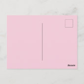 Happy Birthday Zebra Postkarte (Rückseite)