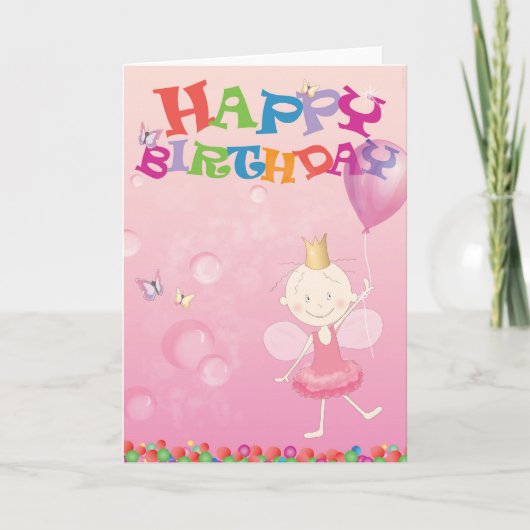 Happy birthdaycard Prisma Karte (Vorderseite)