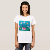 happy birthdaycat - T-shirt (Vorne ganz)