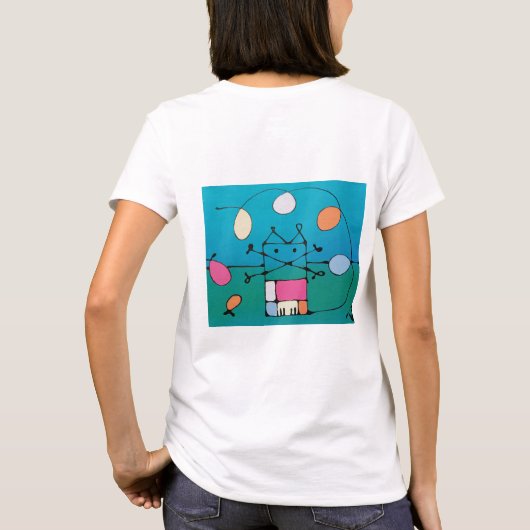 happy birthdaycat - T-shirt (Rückseite)