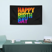 Happy Birthgay Banner (Messeveranstaltung)