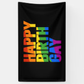 Happy Birthgay Banner (Vertikal)