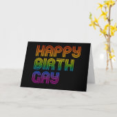 Happy Birthgay Card Karte (Gelbe Blume)