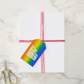 Happy Birthgay Geschenkanhänger (Mit Garn)