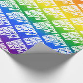 Happy Birthgay Geschenkpapier (Ecke)