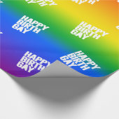 Happy Birthgay Geschenkpapier (Ecke)
