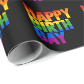 Happy Birthgay Geschenkpapier (Rolleneckpunkt)