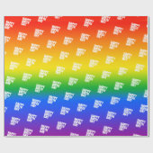 Happy Birthgay Geschenkpapier (Flach)