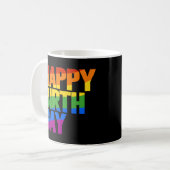 Happy Birthgay Kaffeetasse (Vorderseite Links)