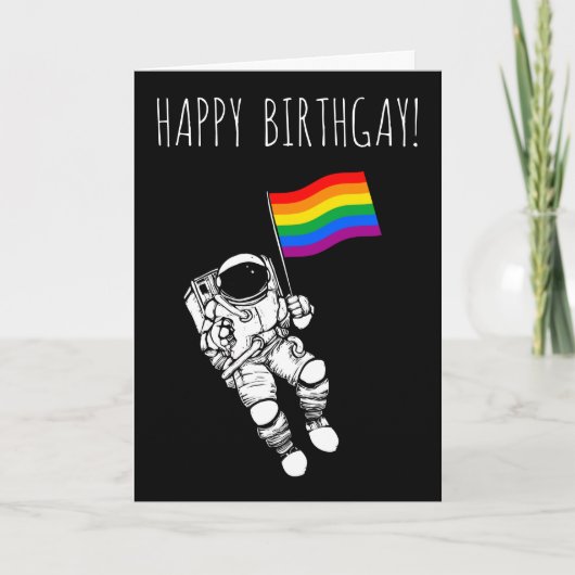 Happy Birthgay Karte (Vorderseite)