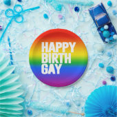 Happy Birthgay Pappteller (Party)