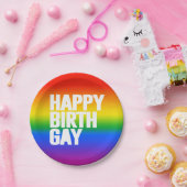 Happy Birthgay Pappteller (Party)