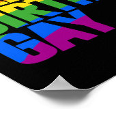 Happy Birthgay Poster (Ecke)