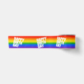 Happy Birthgay Satinband (Vorderseite)