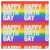 Happy Birthgay Stoff (Muster)
