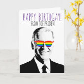 Happy Birthgay von Joe Priden Karte (Gelbe Blume)