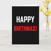 Happy Birthmas Card Karte (Gelbe Blume)