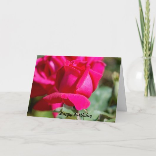 Happy Birtrhday Karte (Vorderseite)