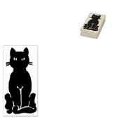 Happy Black Cat Gummistempel (Stempel)