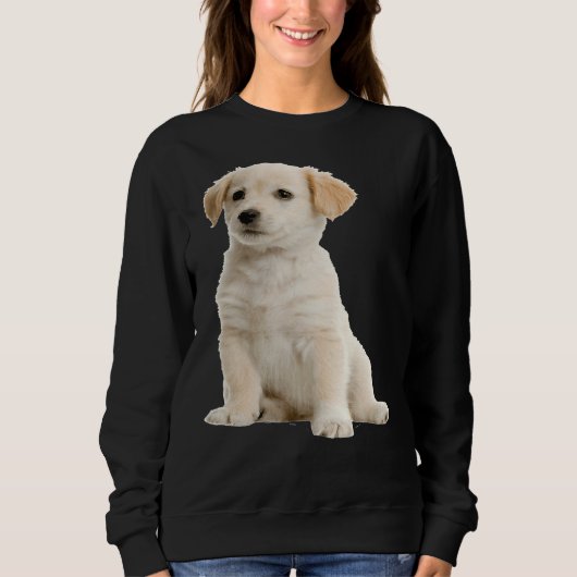 Happy Black Lab Labrador Retriever Sweatshirt (Vorderseite)