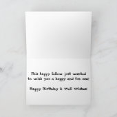 Happy Black Labrador Karte (Innenseite)