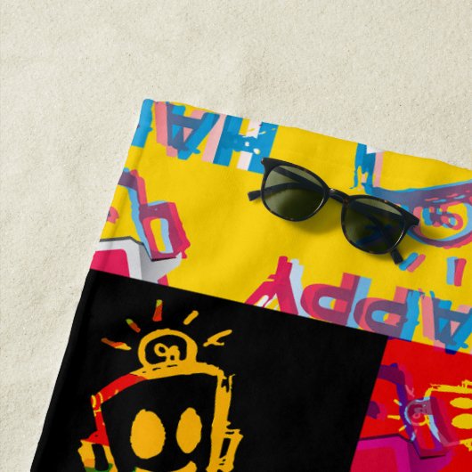 HAPPY Blitch Beach Handtuch (Beispiel)