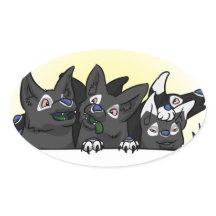 Happy Blitz Pups Sticker