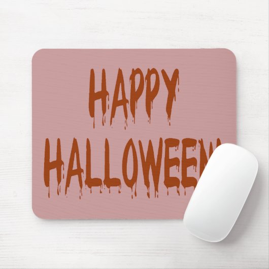 Happy Bloody Halloween Mousepad (Mit Mouse)
