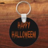 Happy Bloody Halloween Schlüsselanhänger (Vorderseite)