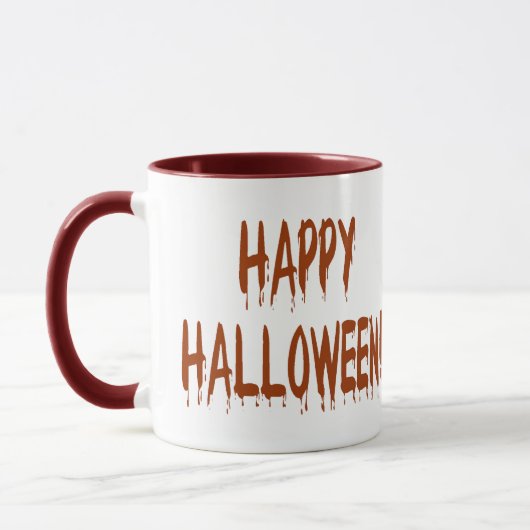 Happy Bloody Halloween Tasse (Links)