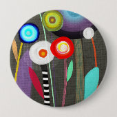 Happy Blooming Flora Brooch Button (Vorderseite)