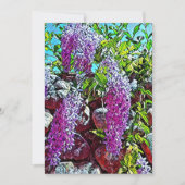 Happy blooming flower einladung (Vorderseite)