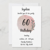 Happy blooming flower einladung (Rückseite)