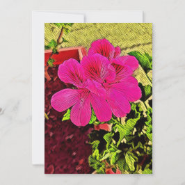 Happy blooming flower einladung